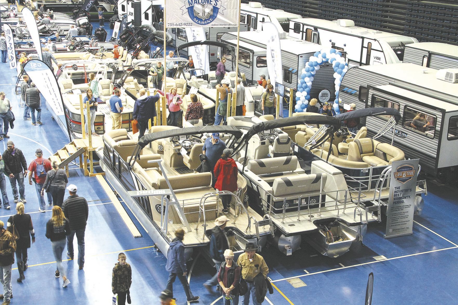 Crowd turns out for Boat Show